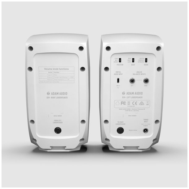 Adam Audio D3V White Active Desktop Monitors